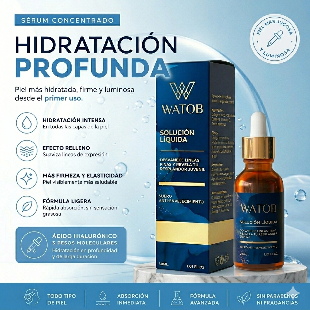 Suero Facial Anti-Edad - 'Efecto Lifting' para Arrugas y Flacidez