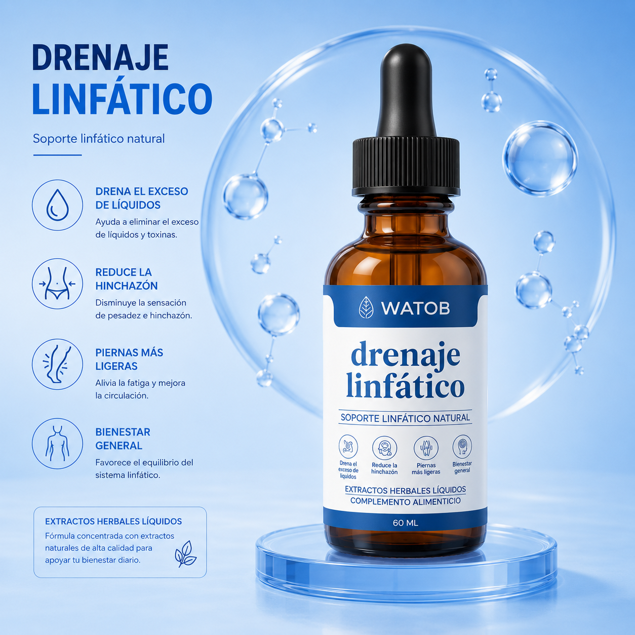 Watob Drops - Siente la ligereza de un cuerpo en equilibrio.