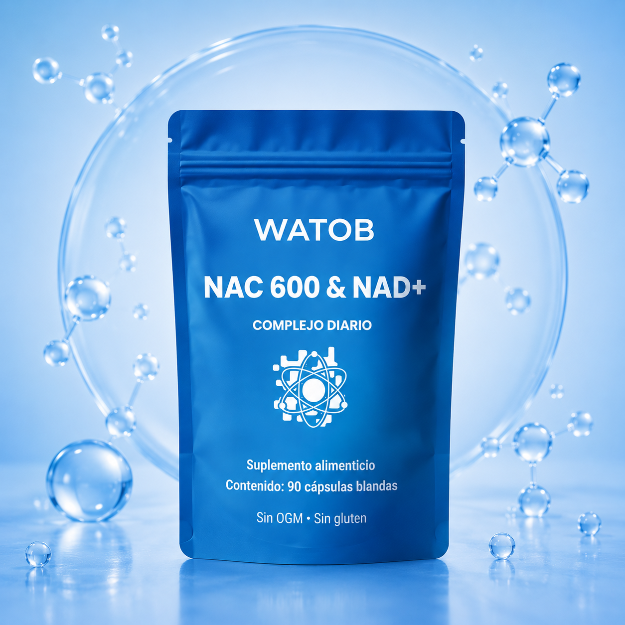 Complejo NAC600 + NAD + La defensa definitiva para tu hígado, cerebro y metabolismo.