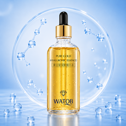 Sérum Facial Oro 24K & Ácido Hialurónico - Antioxidante natural protegiendo la piel de la radiación