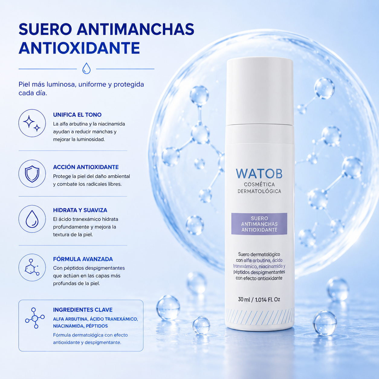 Sérum Dermatológico -  Corrector de Manchas Avanzado