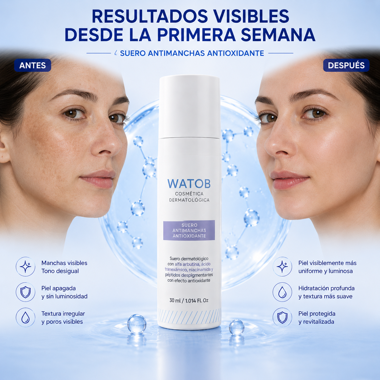 Sérum Dermatológico -  Corrector de Manchas Avanzado
