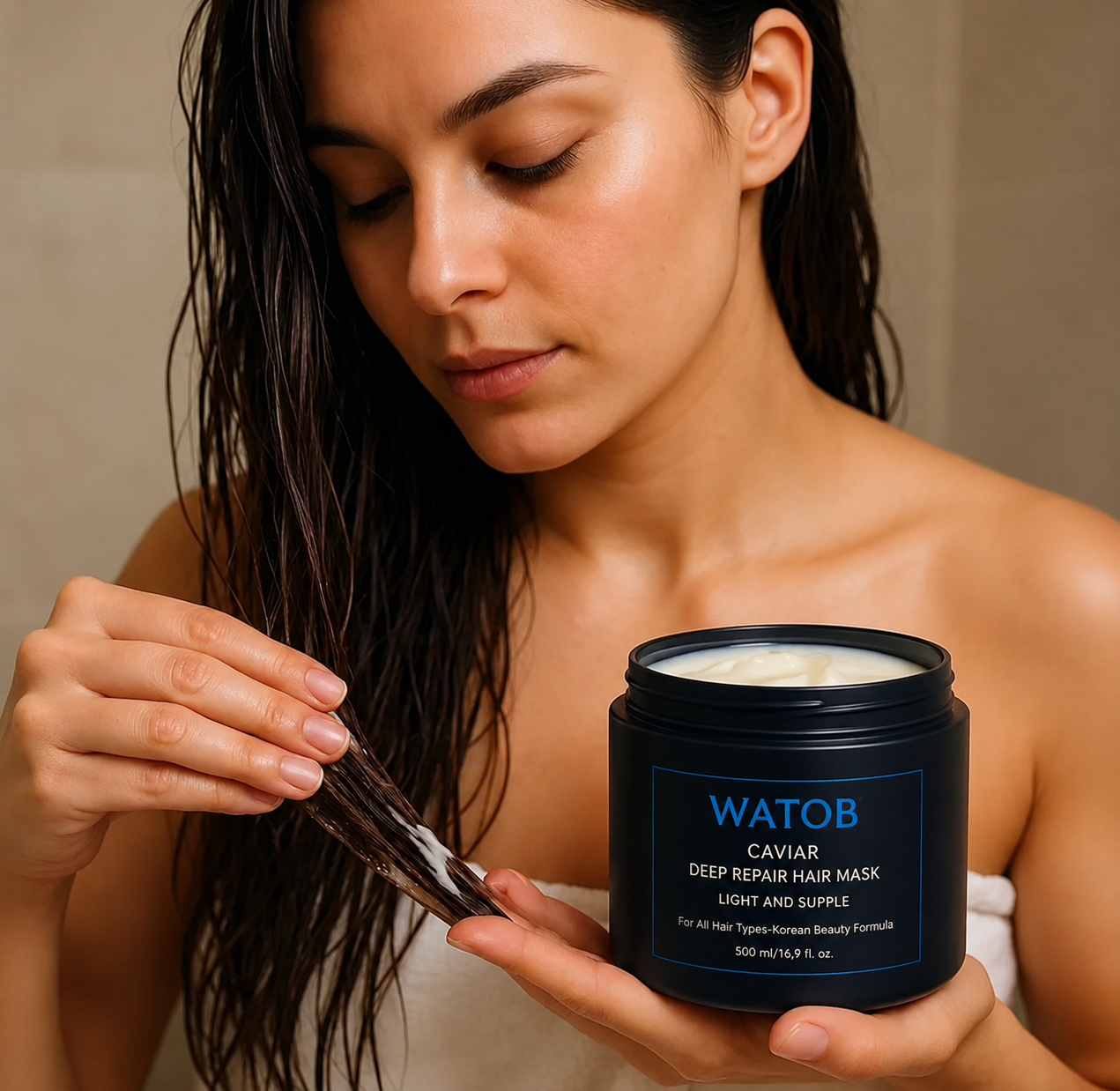 Mascarilla Coreana de Caviar - Reparación Molecular Profesional desde el primer uso
