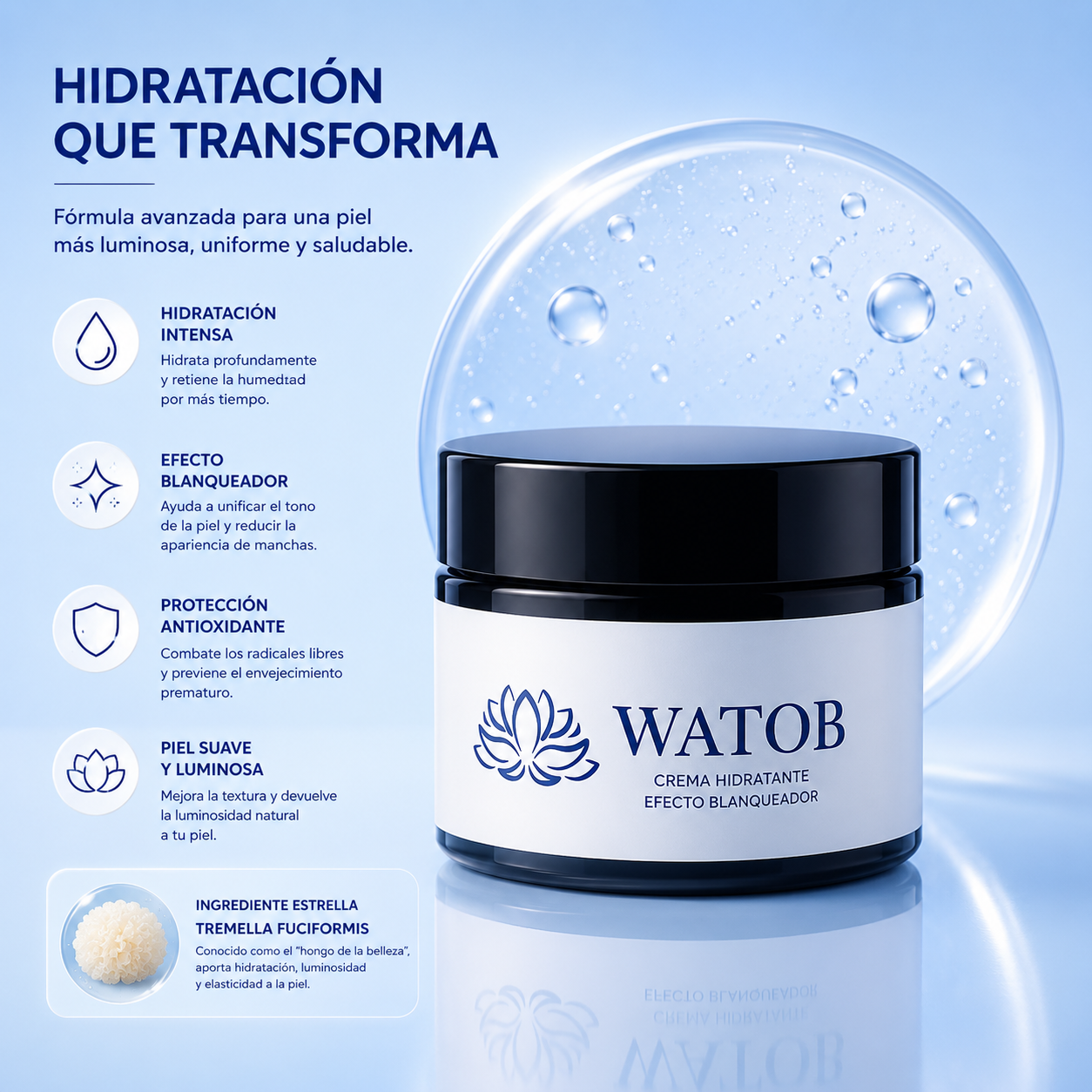 Crema Aclarante Naturalmente - Tu aliada diaria para un tono uniforme e hidratado