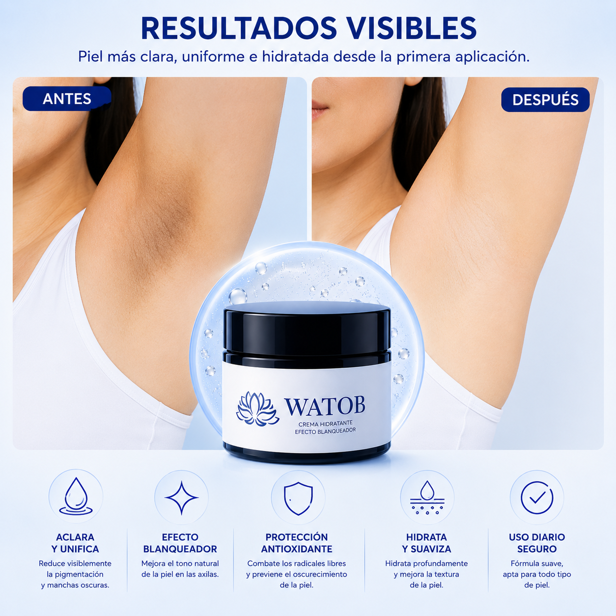 Crema Aclarante Naturalmente - Tu aliada diaria para un tono uniforme e hidratado