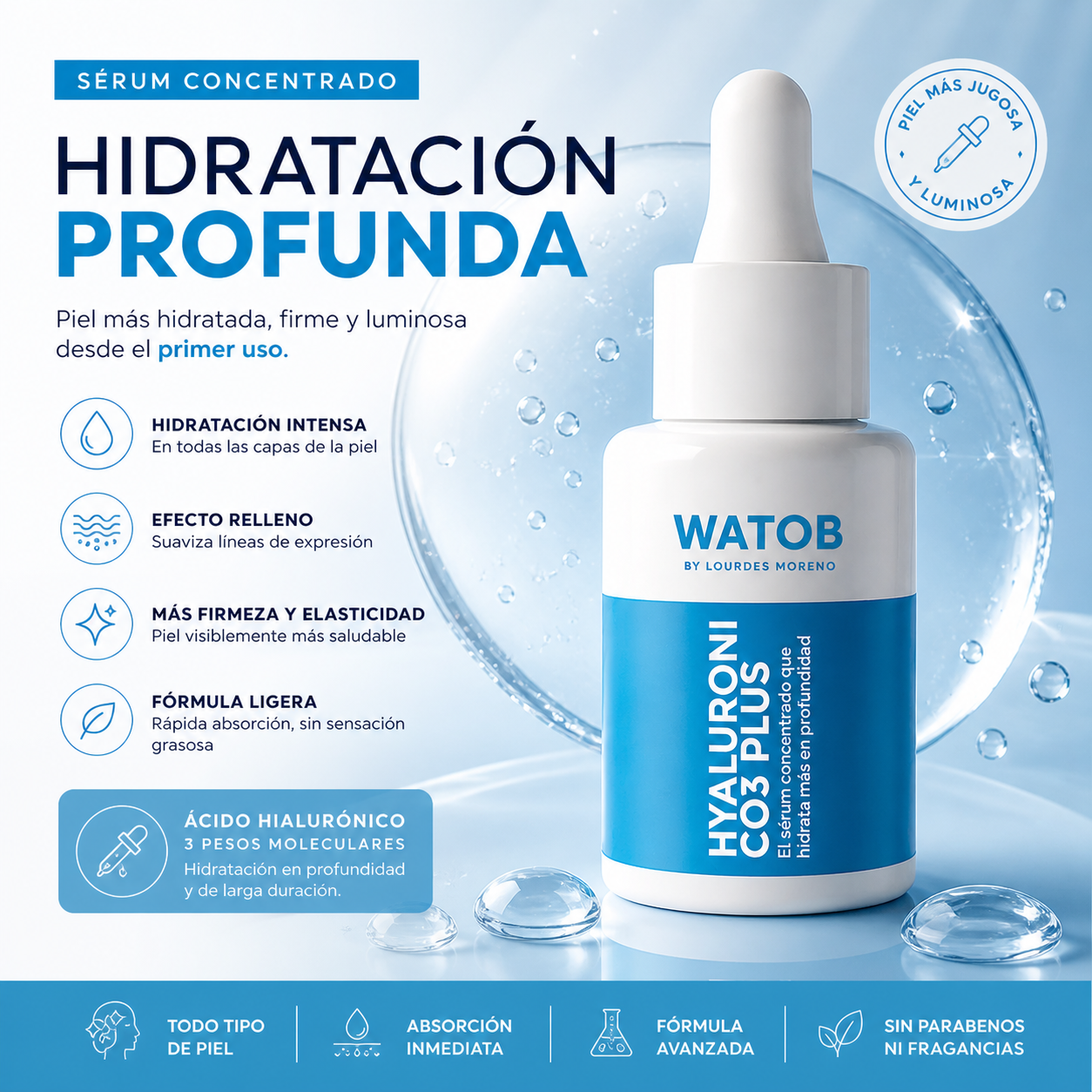 Hyaluronico 3 Plus - Sérum Ultra Hidratante y Redensificador