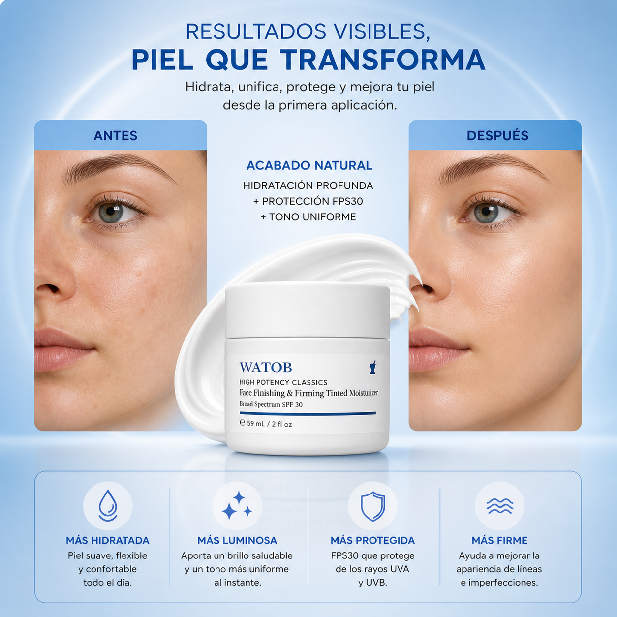 Crema Classics Face - Hidratación, firmeza y tono uniforme con un toque de color