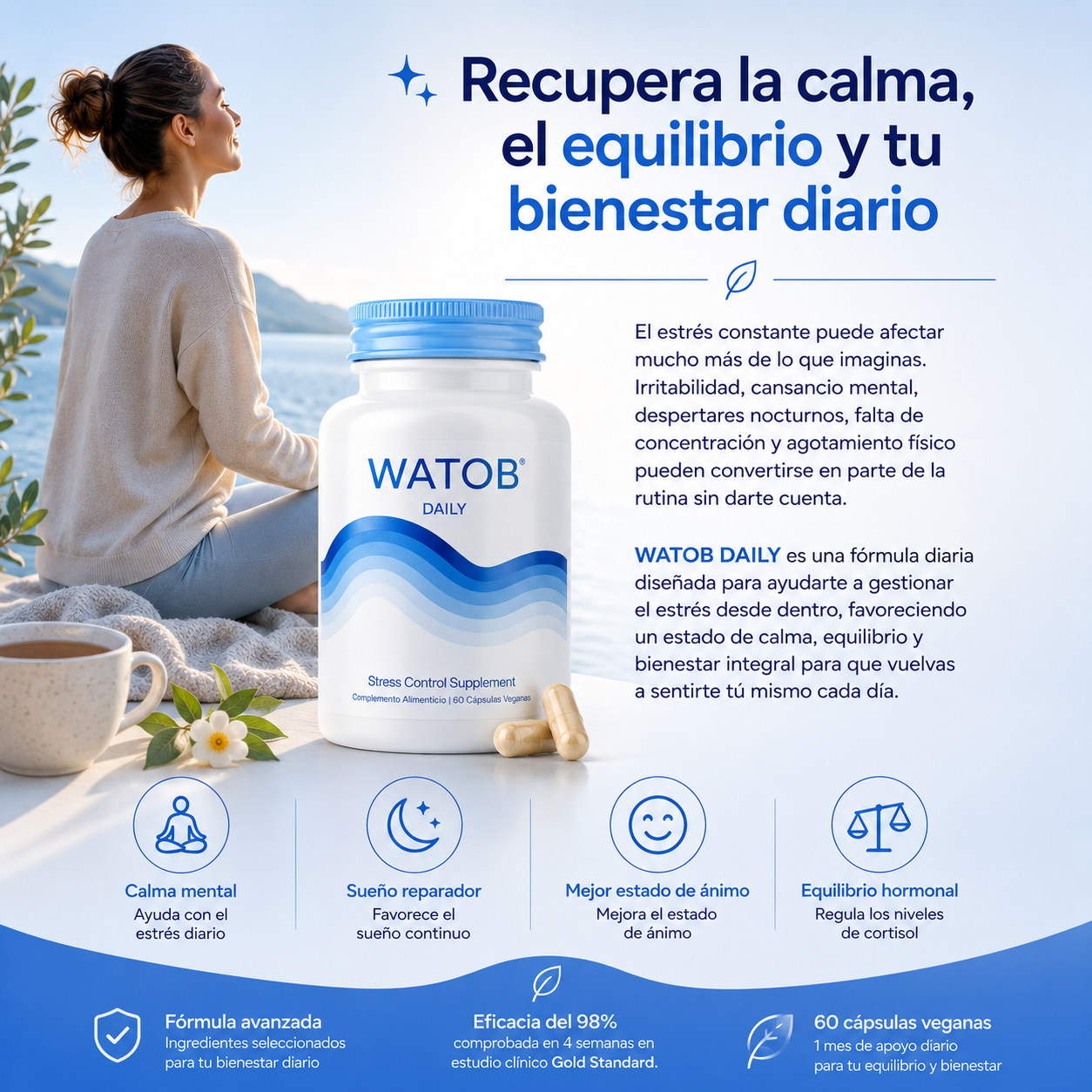 Superlativa Daily - Ayuda a reducir el estrés y sus síntomas