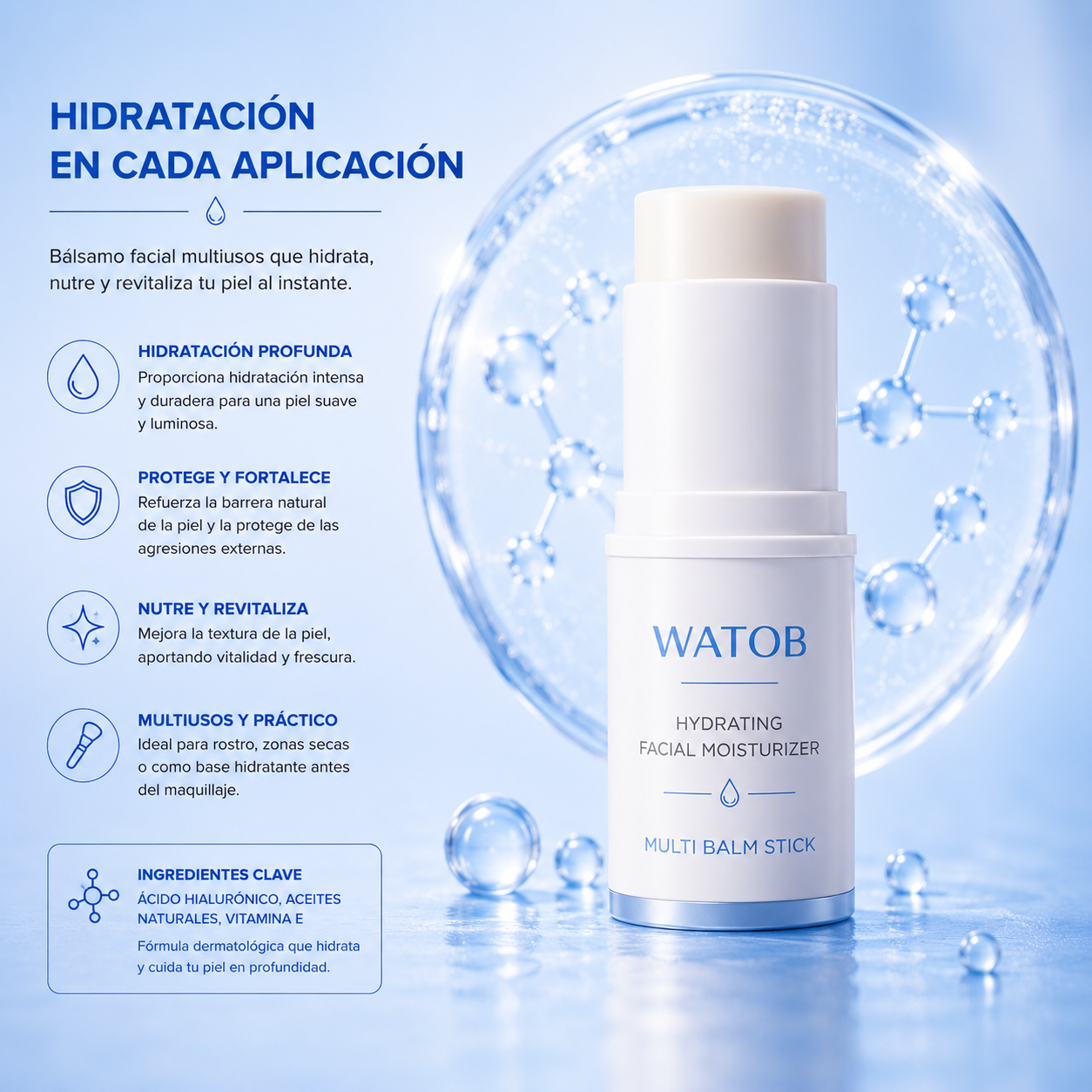 Bálsamo Corrector de Líneas de Expresión - Piel más lisa, jugosa y confortable