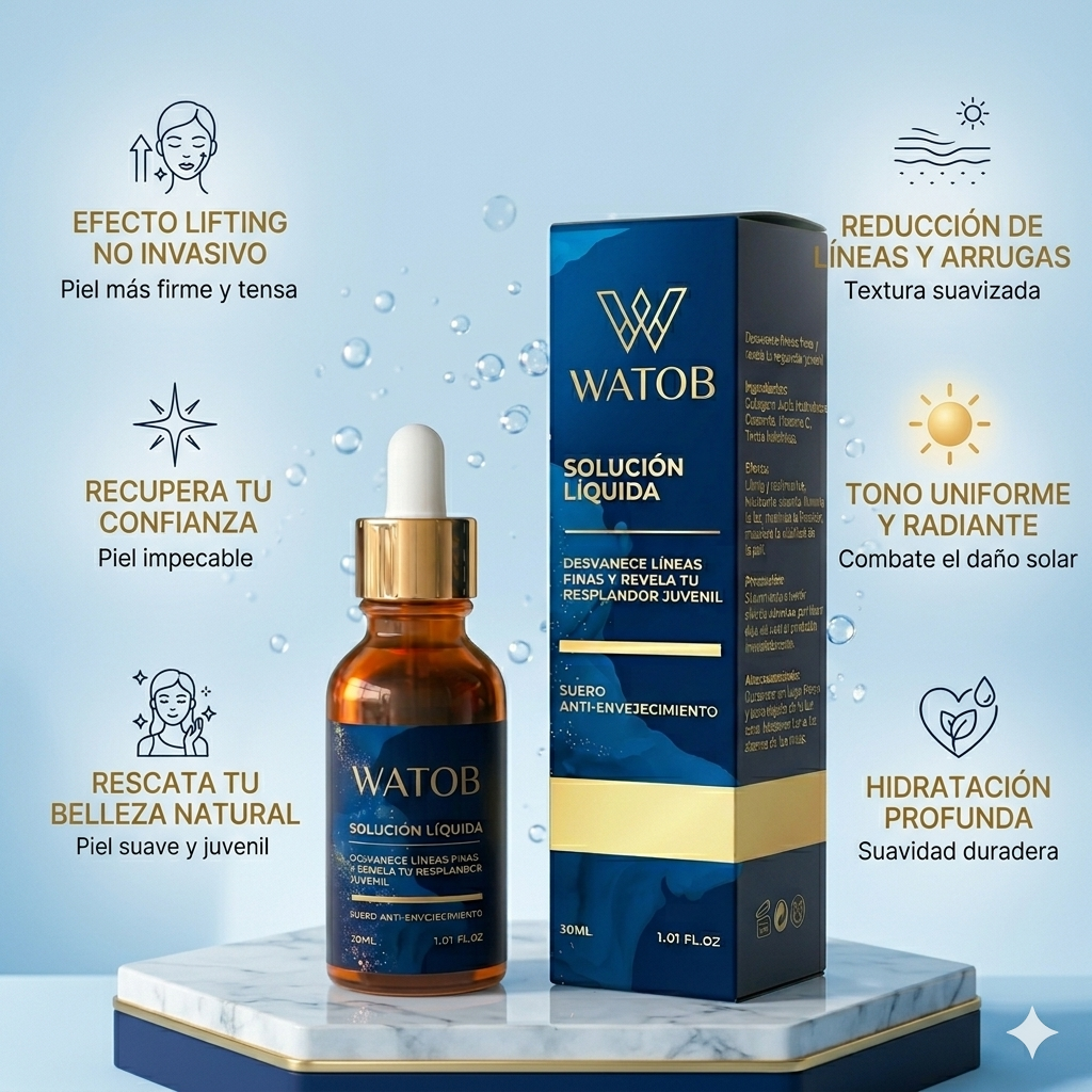 Suero Facial Anti-Edad - 'Efecto Lifting' para Arrugas y Flacidez